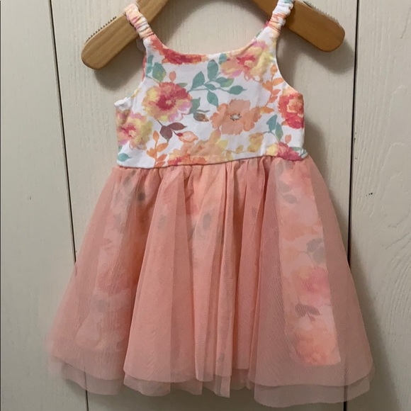 Catherine Malandrino Peach Flowered Dress - Picture 4 of 5
